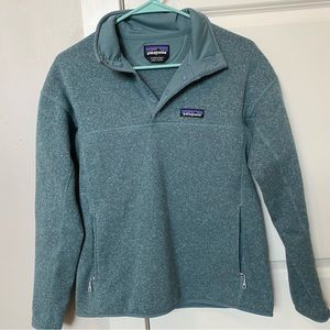 Patagonia Fleece Better Sweater Snap T Pullover Women small Marsupial Pocket